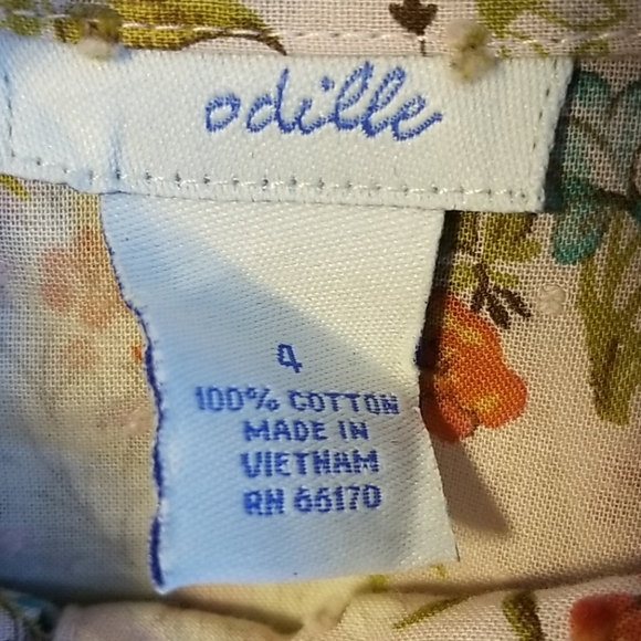 Anthropologie Odille pink floral top - Picture 5 of 6